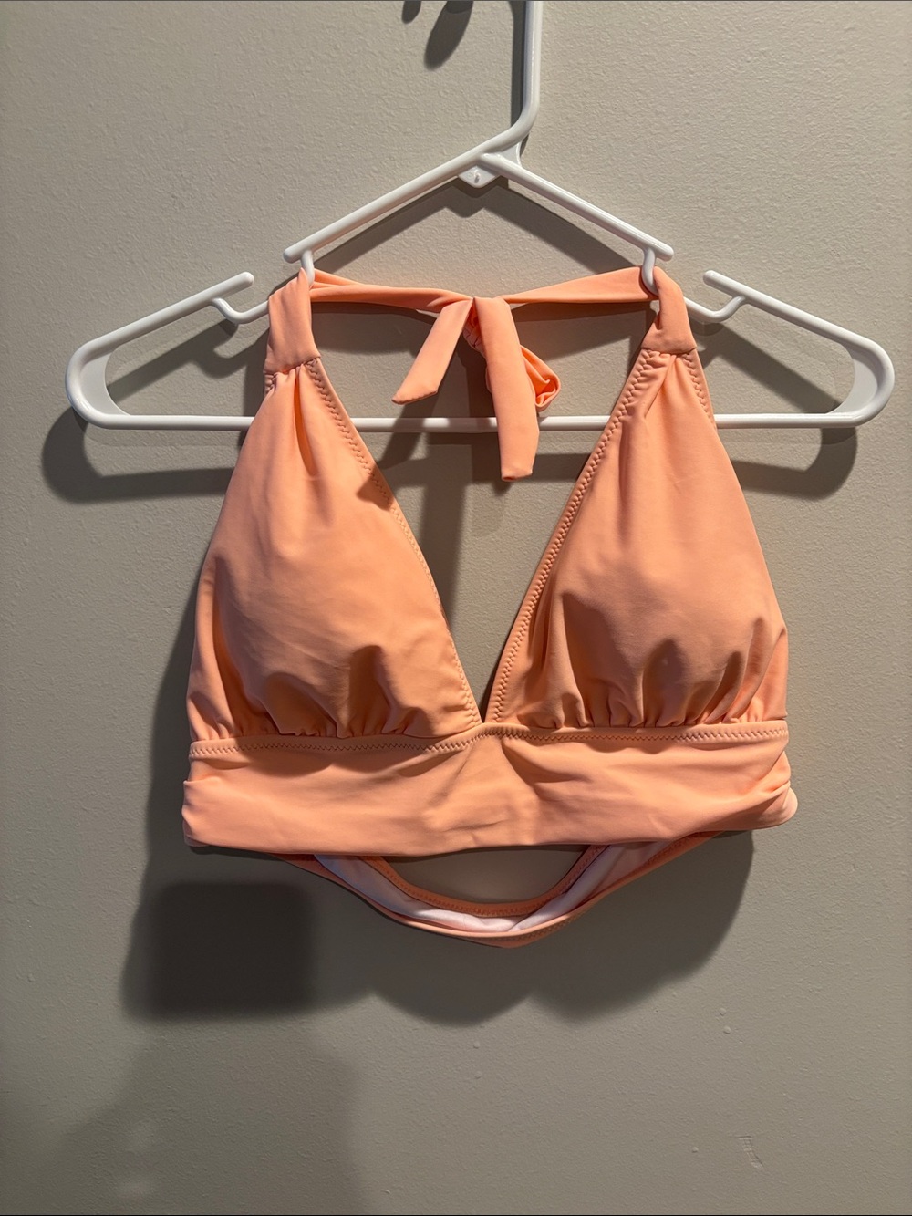Cupshe Peach Halter Bikini Top - Peach